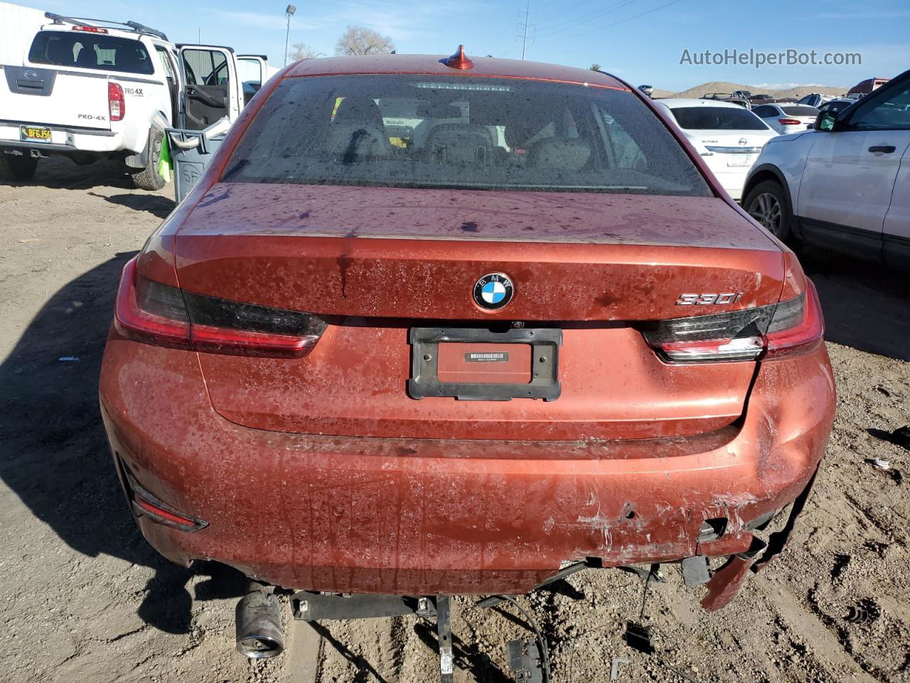 2020 Bmw 330i  Maroon vin: WBA5R1C03LFH66612