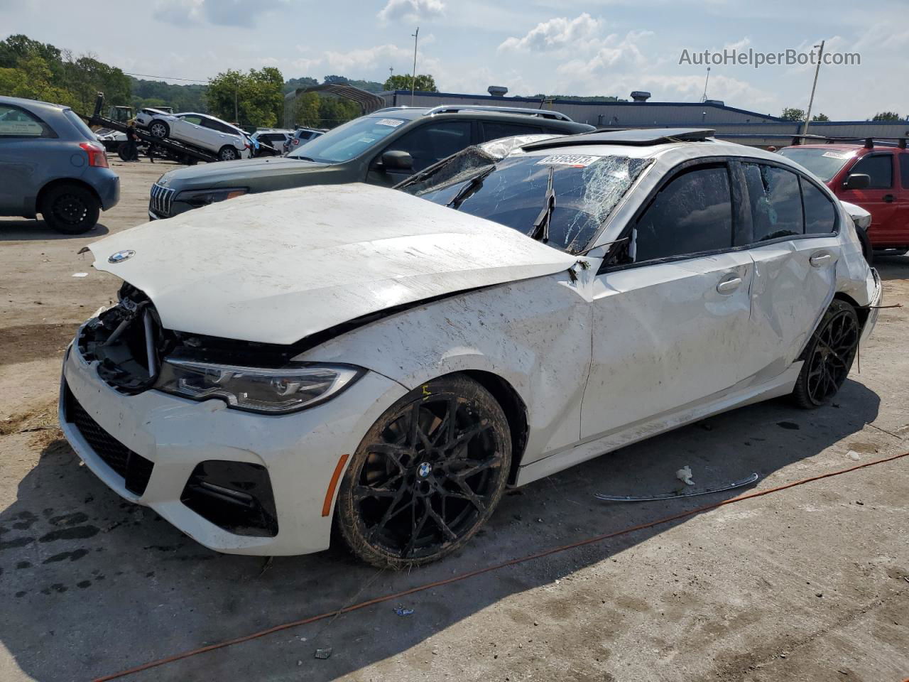 2020 Bmw 330i  White vin: WBA5R1C06LFH42921