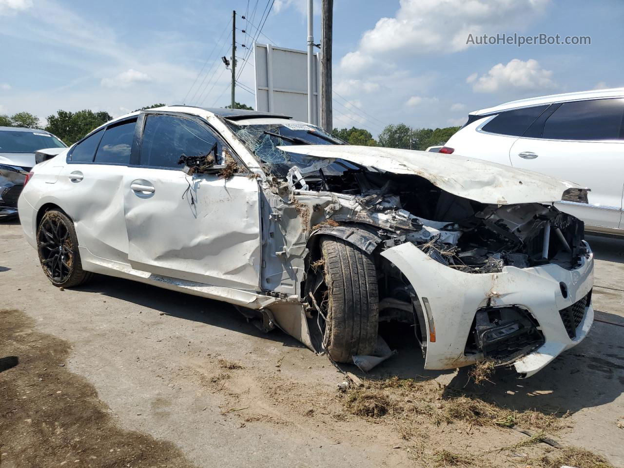 2020 Bmw 330i  White vin: WBA5R1C06LFH42921