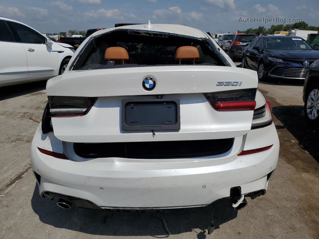 2020 Bmw 330i  White vin: WBA5R1C06LFH42921