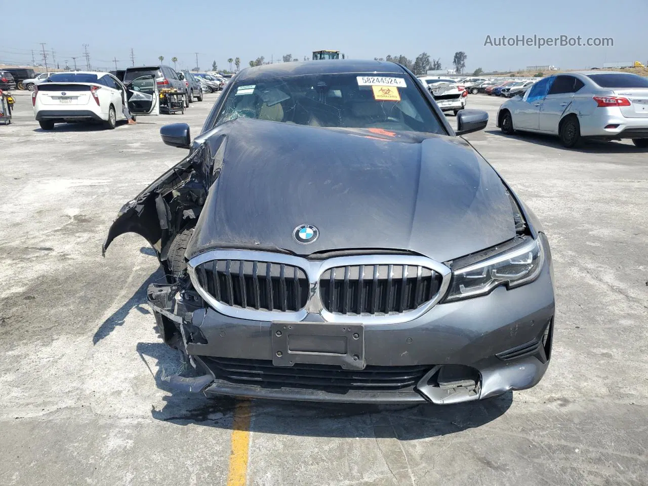 2020 Bmw 330i  Charcoal vin: WBA5R1C06LFH97904