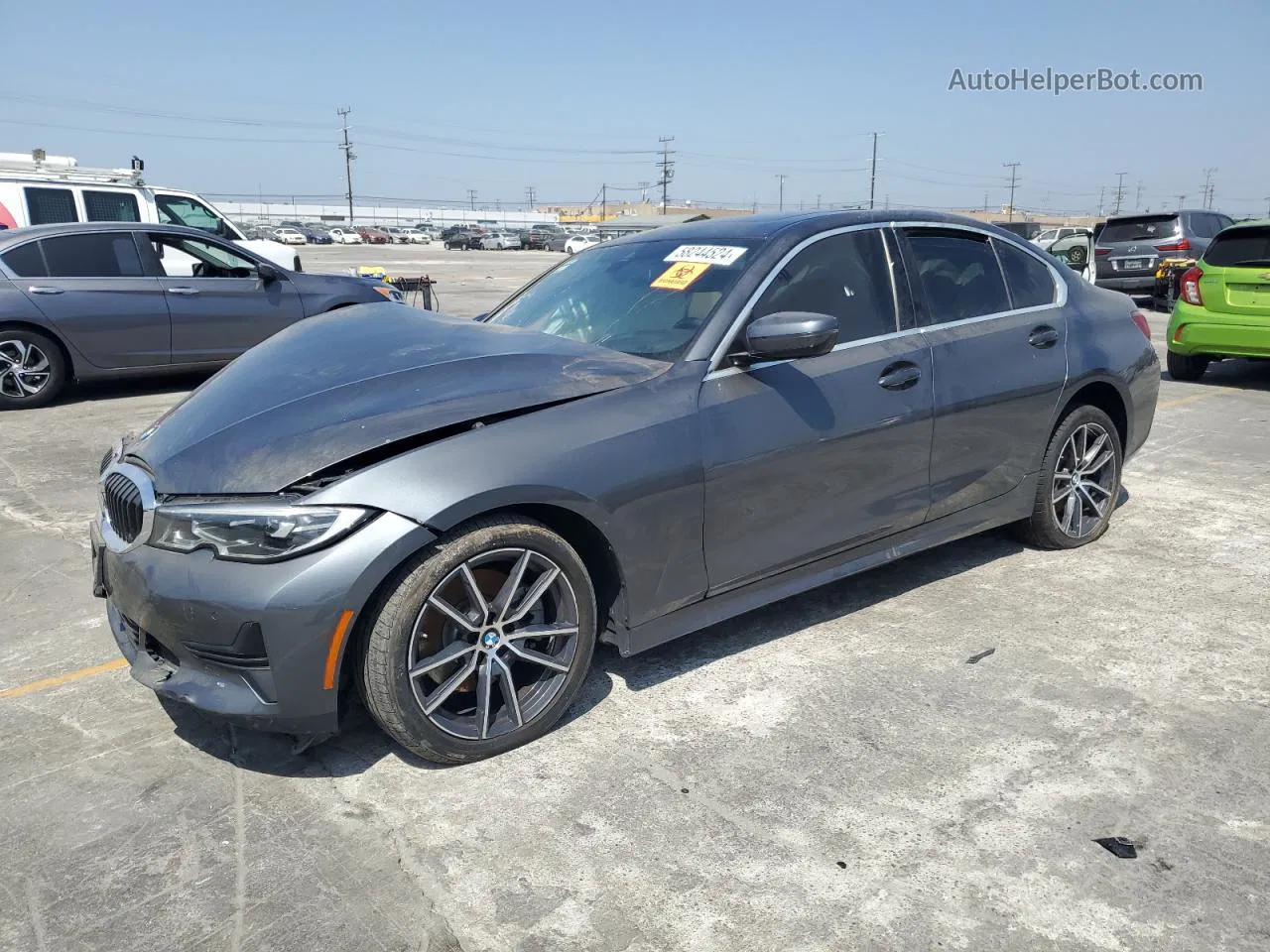 2020 Bmw 330i  Charcoal vin: WBA5R1C06LFH97904