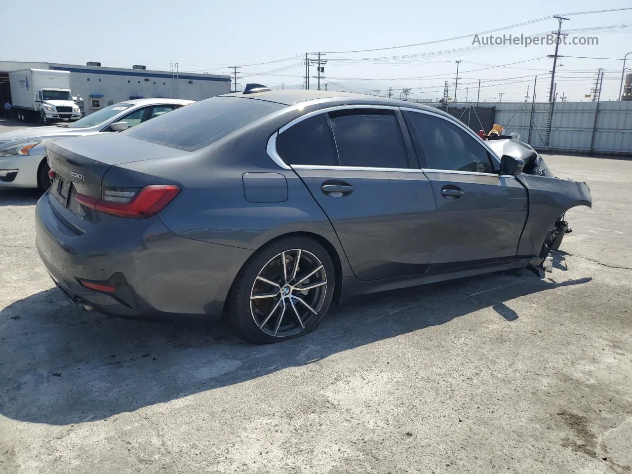 2020 Bmw 330i  Charcoal vin: WBA5R1C06LFH97904