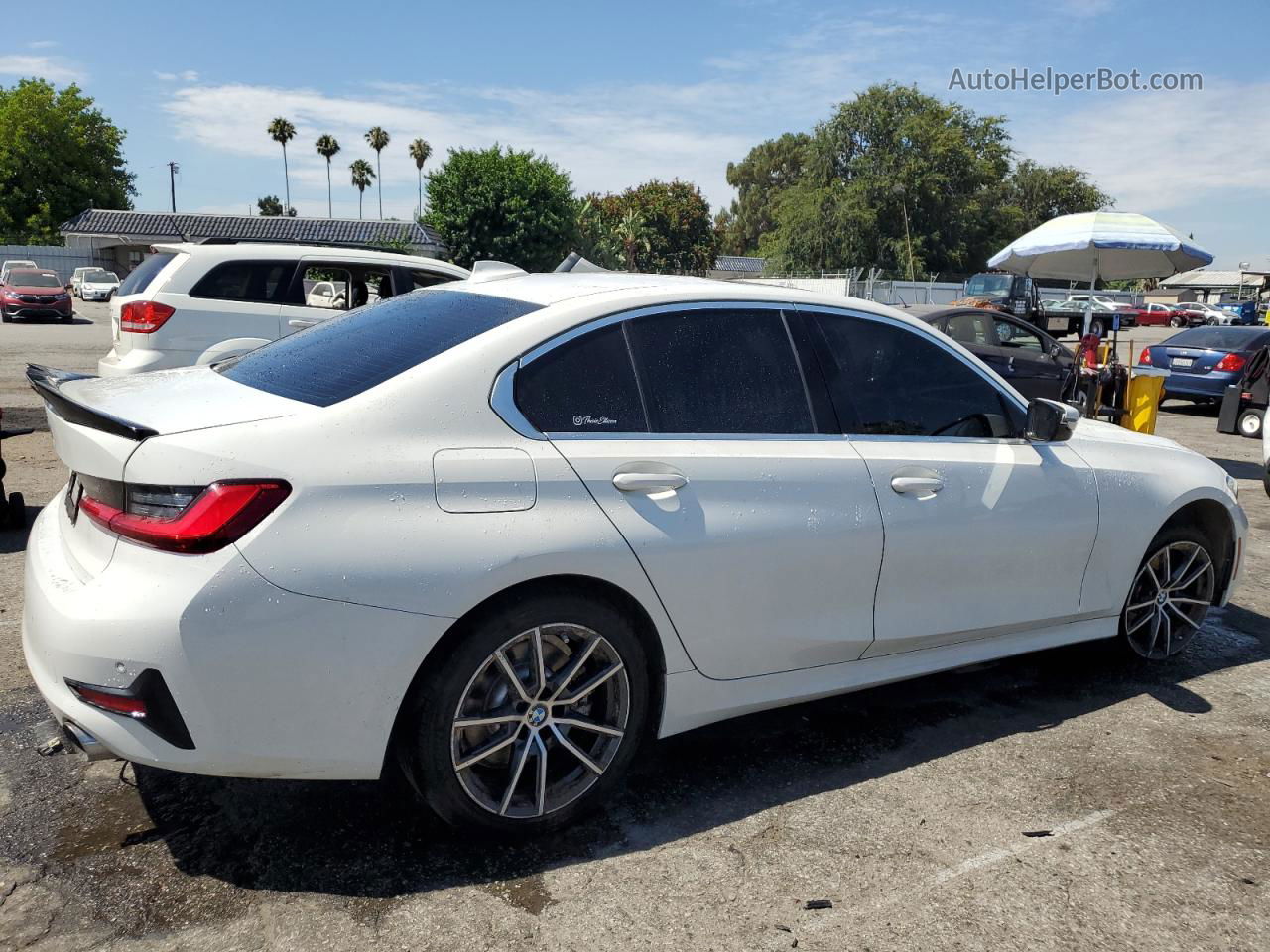 2020 Bmw 330i  White vin: WBA5R1C09LFH41455