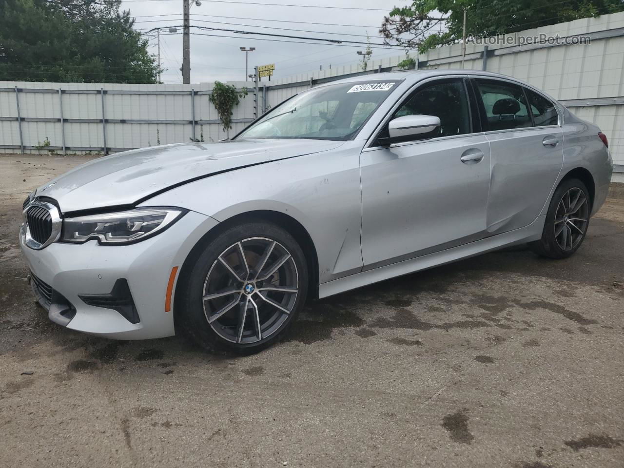 2020 Bmw 330i  Silver vin: WBA5R1C0XLFH88591