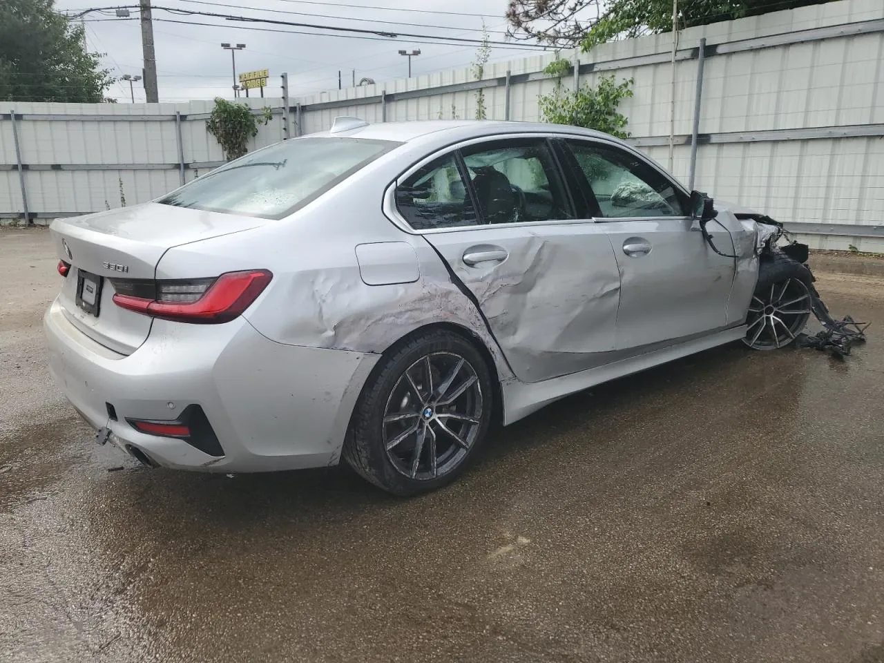 2020 Bmw 330i  Silver vin: WBA5R1C0XLFH88591