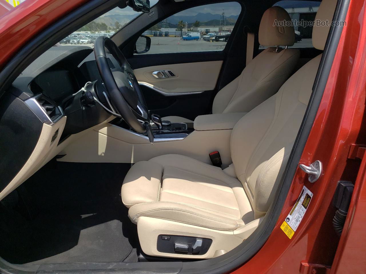 2021 Bmw 330i  Оранжевый vin: WBA5R1C0XMFK51122