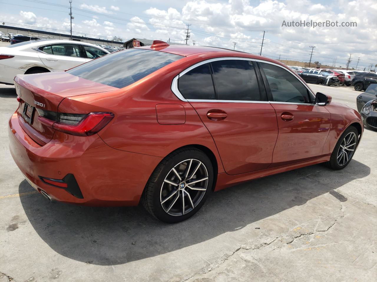 2021 Bmw 330i  Оранжевый vin: WBA5R1C0XMFK51122