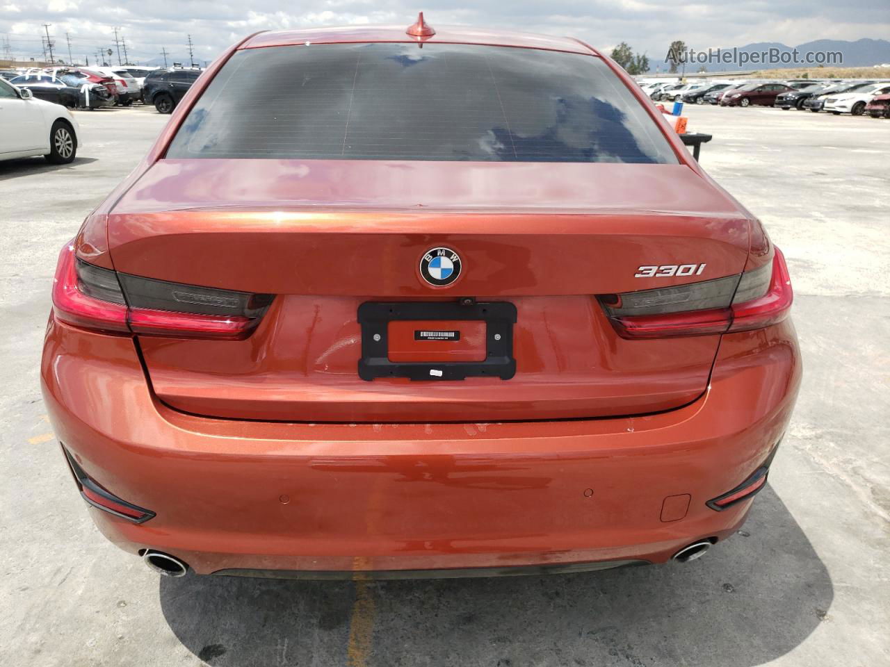 2021 Bmw 330i  Оранжевый vin: WBA5R1C0XMFK51122