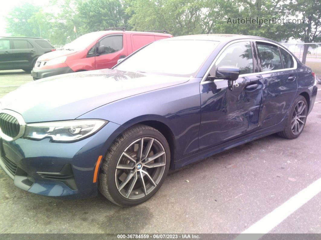 2020 Bmw 3 Series 330i Xdrive Blue vin: WBA5R7C00LFH96976