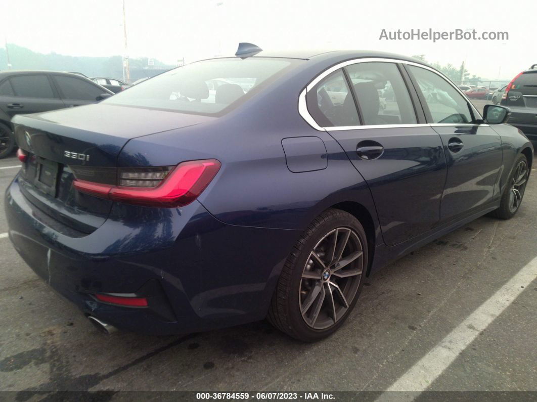 2020 Bmw 3 Series 330i Xdrive Blue vin: WBA5R7C00LFH96976