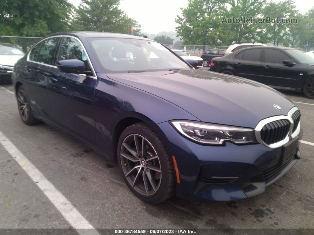 2020 Bmw 3 Series 330i Xdrive Blue vin: WBA5R7C00LFH96976