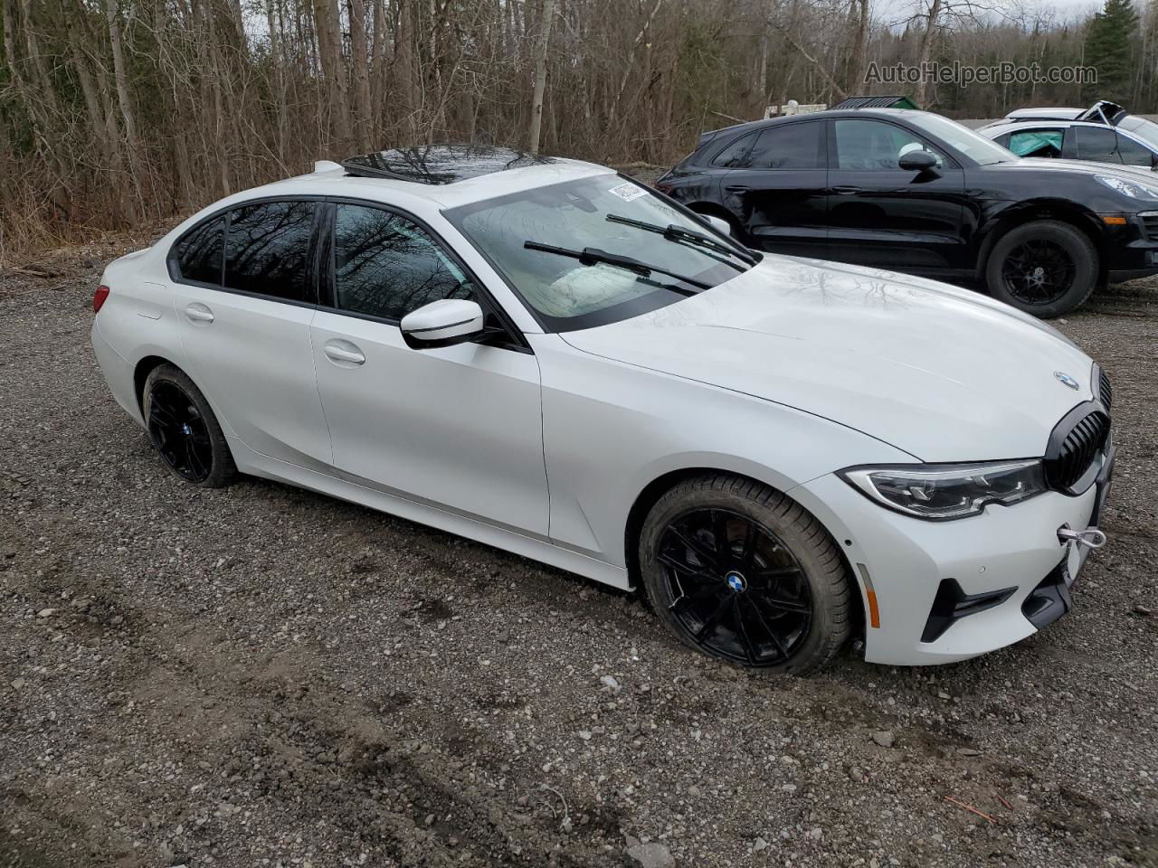 2020 Bmw 330xi  White vin: WBA5R7C07LFH47824