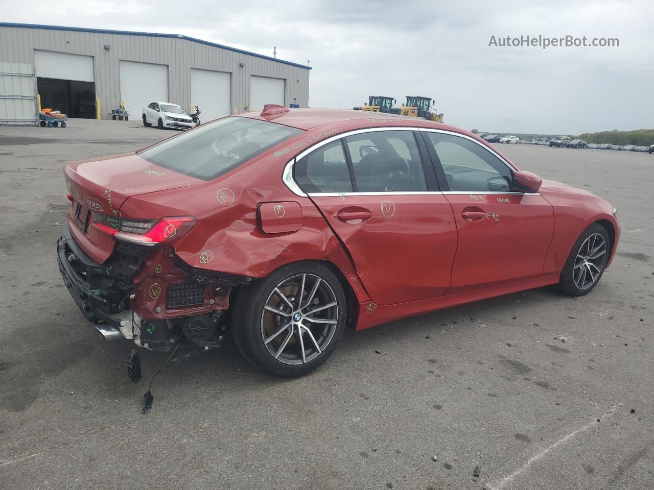 2020 Bmw 330xi  Red vin: WBA5R7C08LFH72263