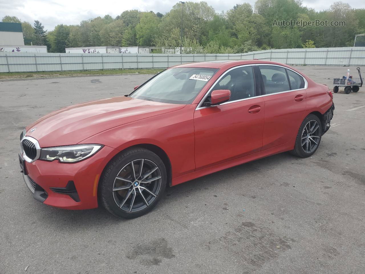 2020 Bmw 330xi  Red vin: WBA5R7C08LFH72263