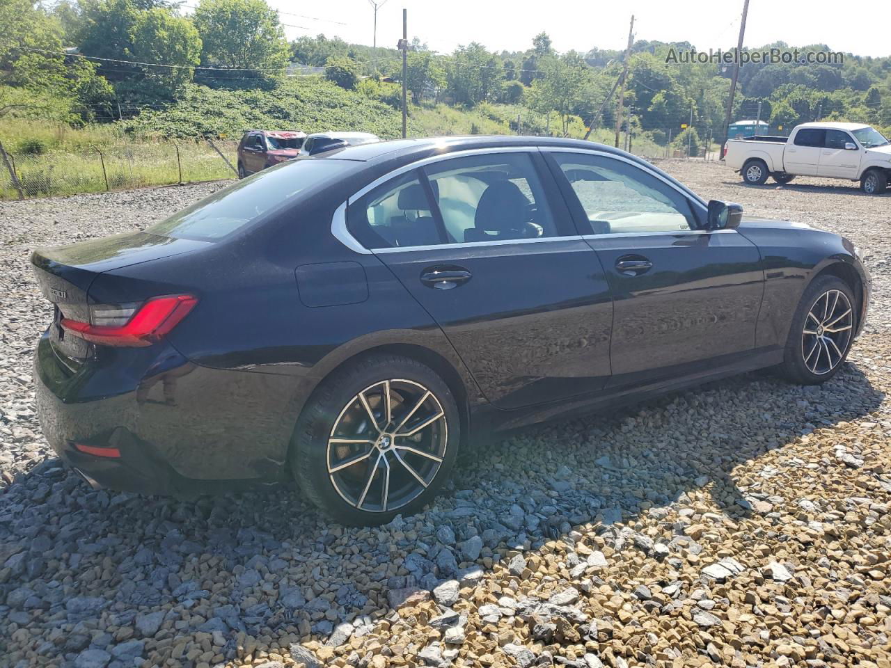 2020 Bmw 330xi  Black vin: WBA5R7C0XLFH40396