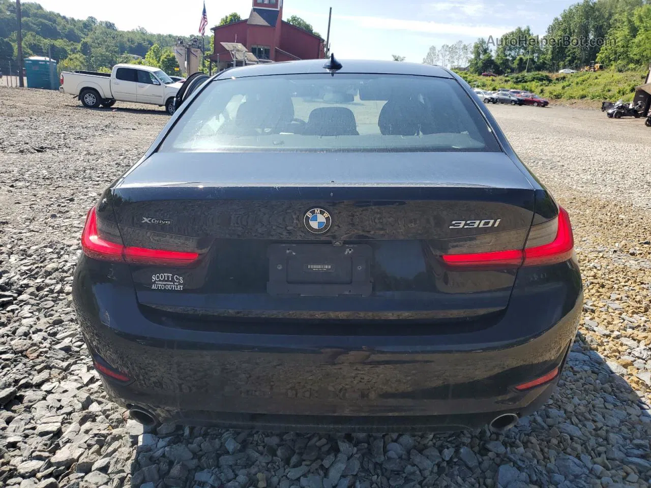 2020 Bmw 330xi  Black vin: WBA5R7C0XLFH40396