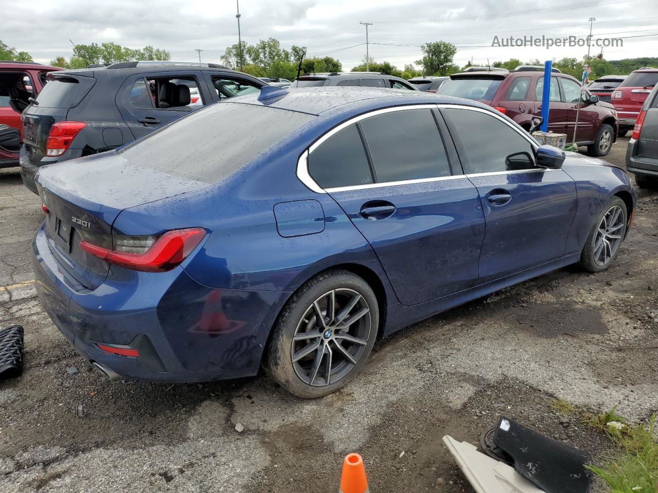 2020 Bmw 330xi  Blue vin: WBA5R7C0XLFH41676