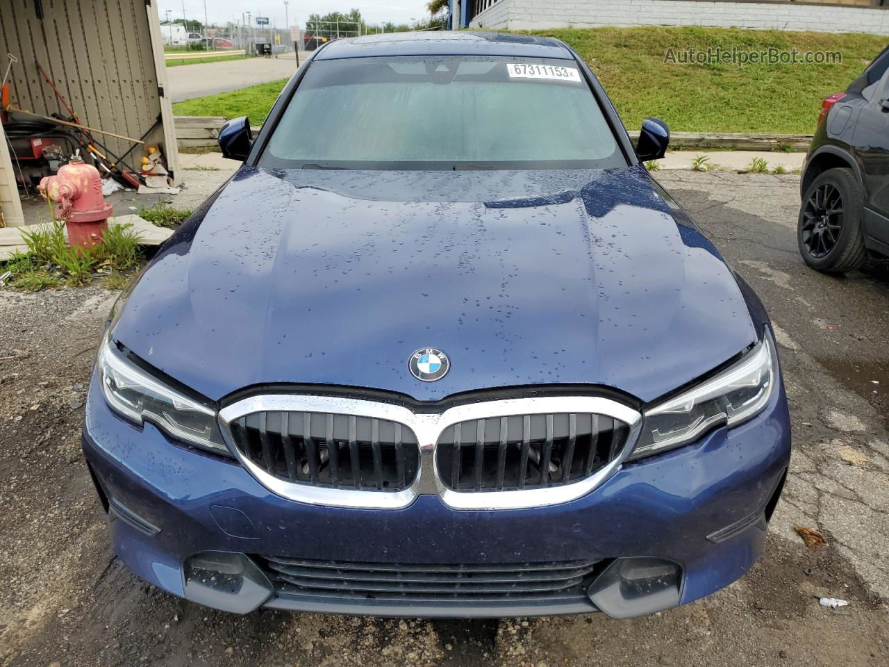 2020 Bmw 330xi  Blue vin: WBA5R7C0XLFH41676