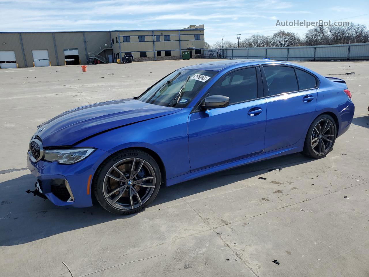 BMW 3m голубая 2020