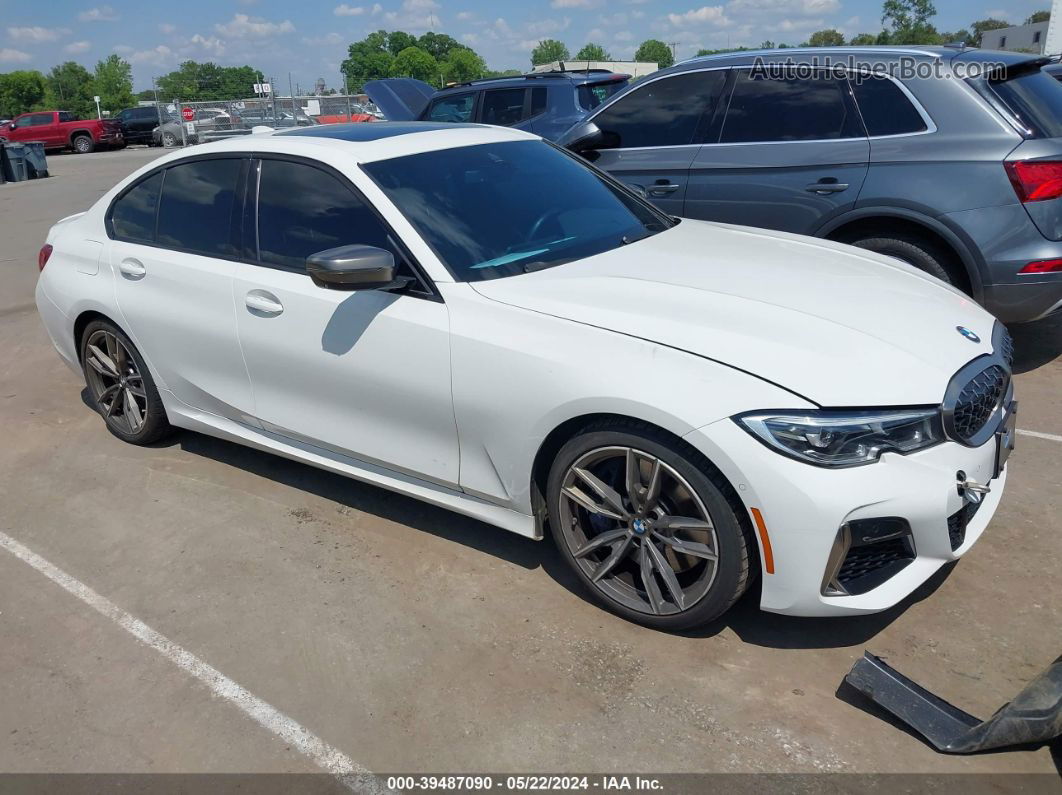 2020 Bmw 3 Series M340i Белый vin: WBA5U7C01LFH12291