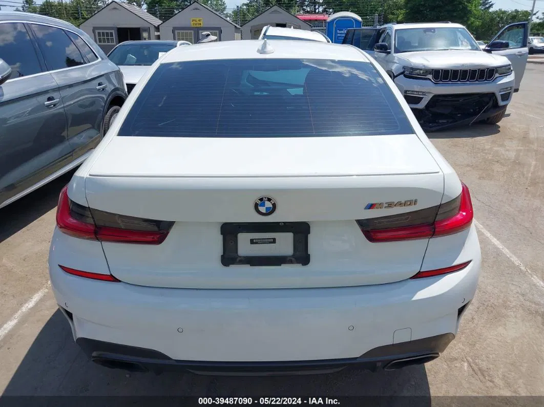 2020 Bmw 3 Series M340i White vin: WBA5U7C01LFH12291