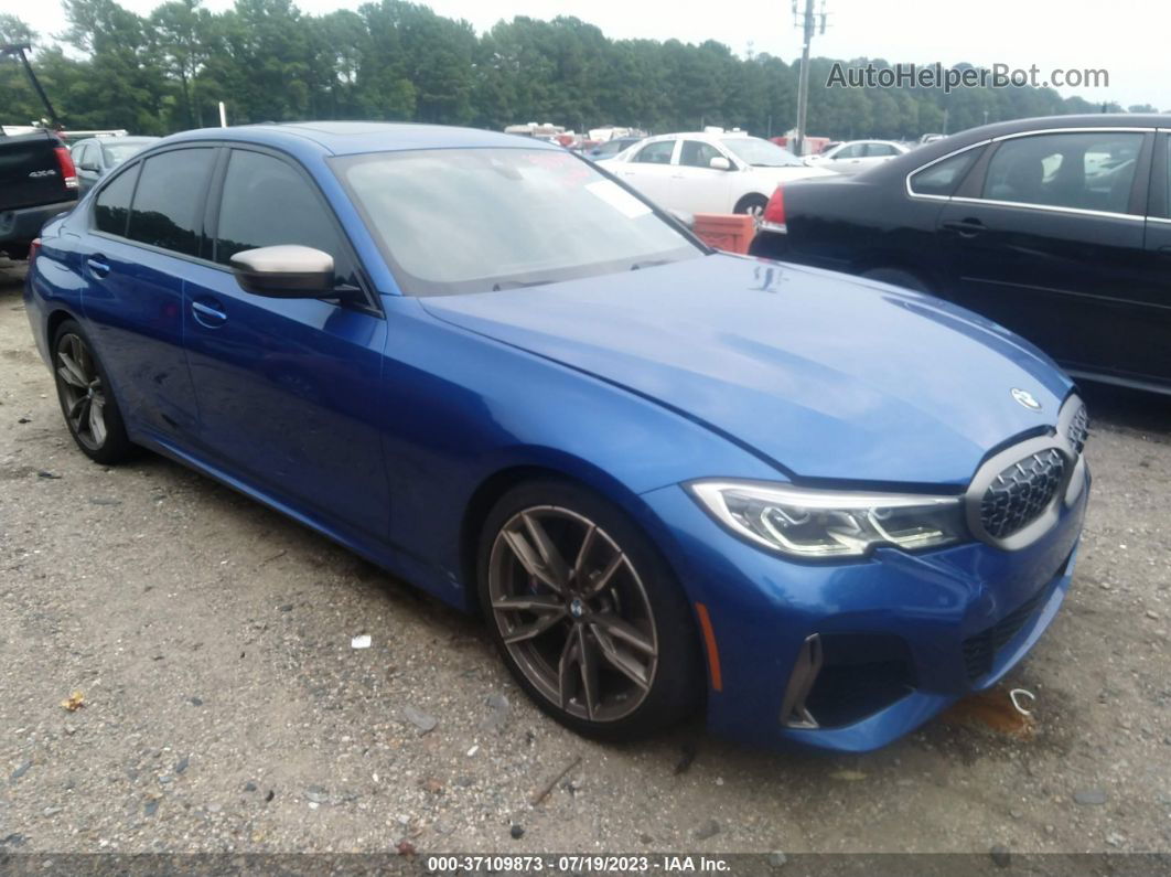 2020 Bmw 3 Series M340i Blue vin: WBA5U7C02LA234179