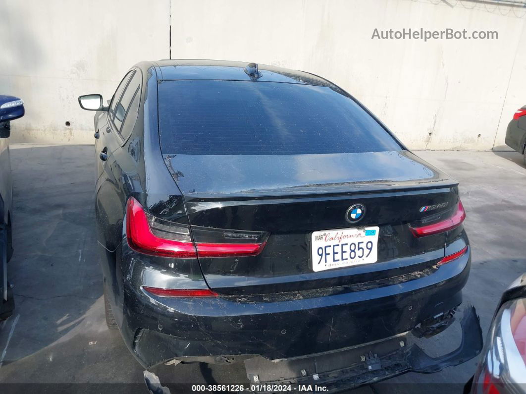 2020 Bmw 3 Series M340i Black vin: WBA5U7C03LFH04922