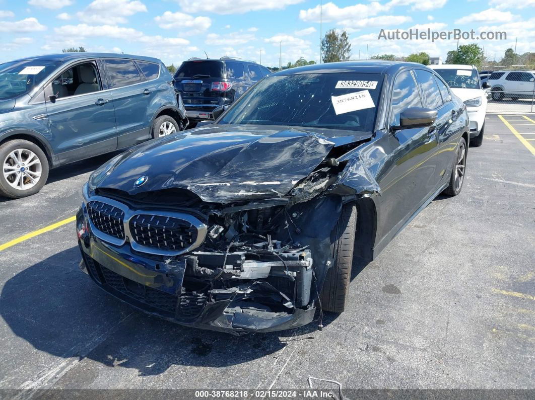 2020 Bmw 3 Series M340i Black vin: WBA5U7C04LFH72940