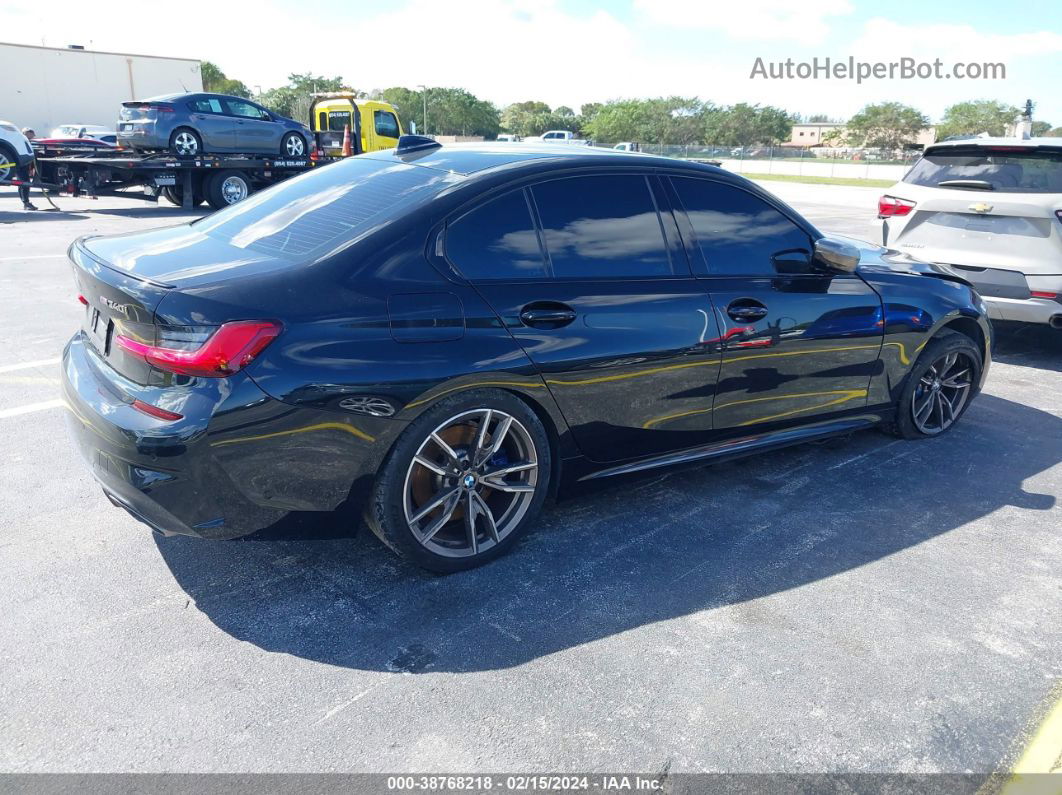 2020 Bmw 3 Series M340i Черный vin: WBA5U7C04LFH72940