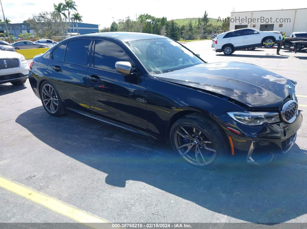 2020 Bmw 3 Series M340i Black vin: WBA5U7C04LFH72940