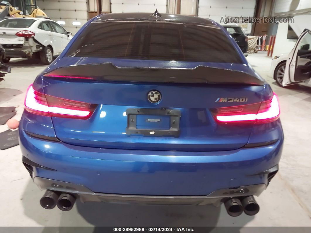 2020 Bmw 3 Series M340i Blue vin: WBA5U7C07LA286665