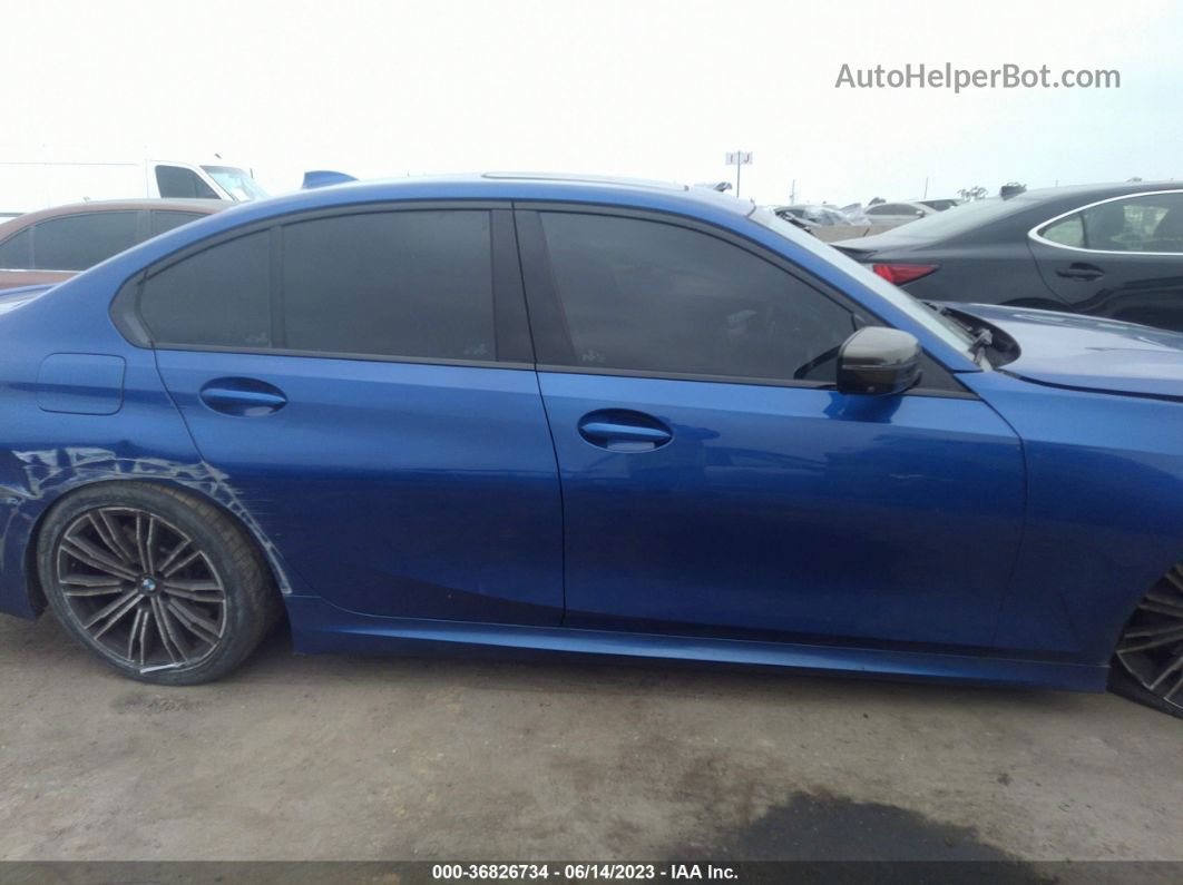 2020 Bmw 3 Series M340i Blue vin: WBA5U7C07LFH10061