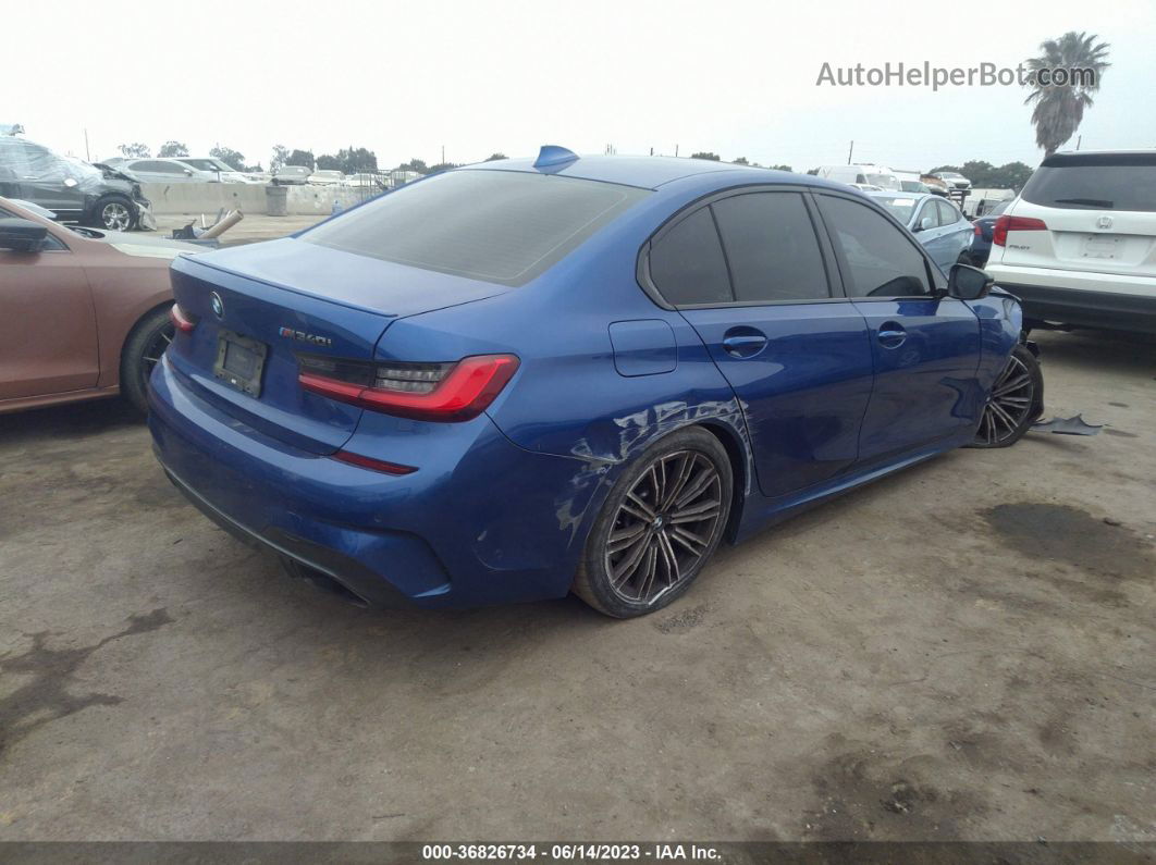 2020 Bmw 3 Series M340i Blue vin: WBA5U7C07LFH10061