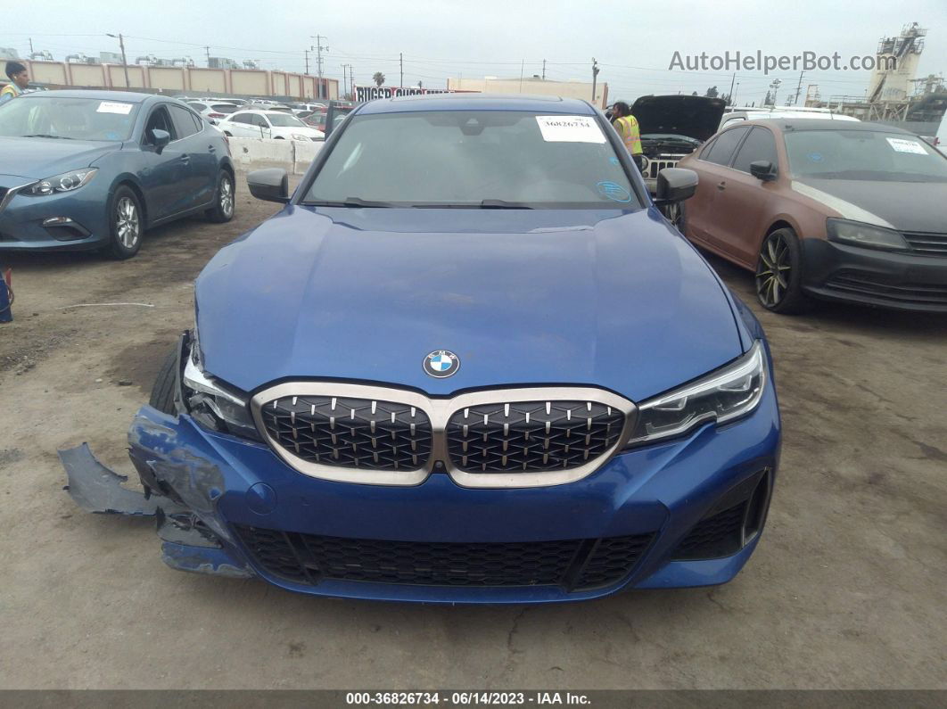 2020 Bmw 3 Series M340i Blue vin: WBA5U7C07LFH10061