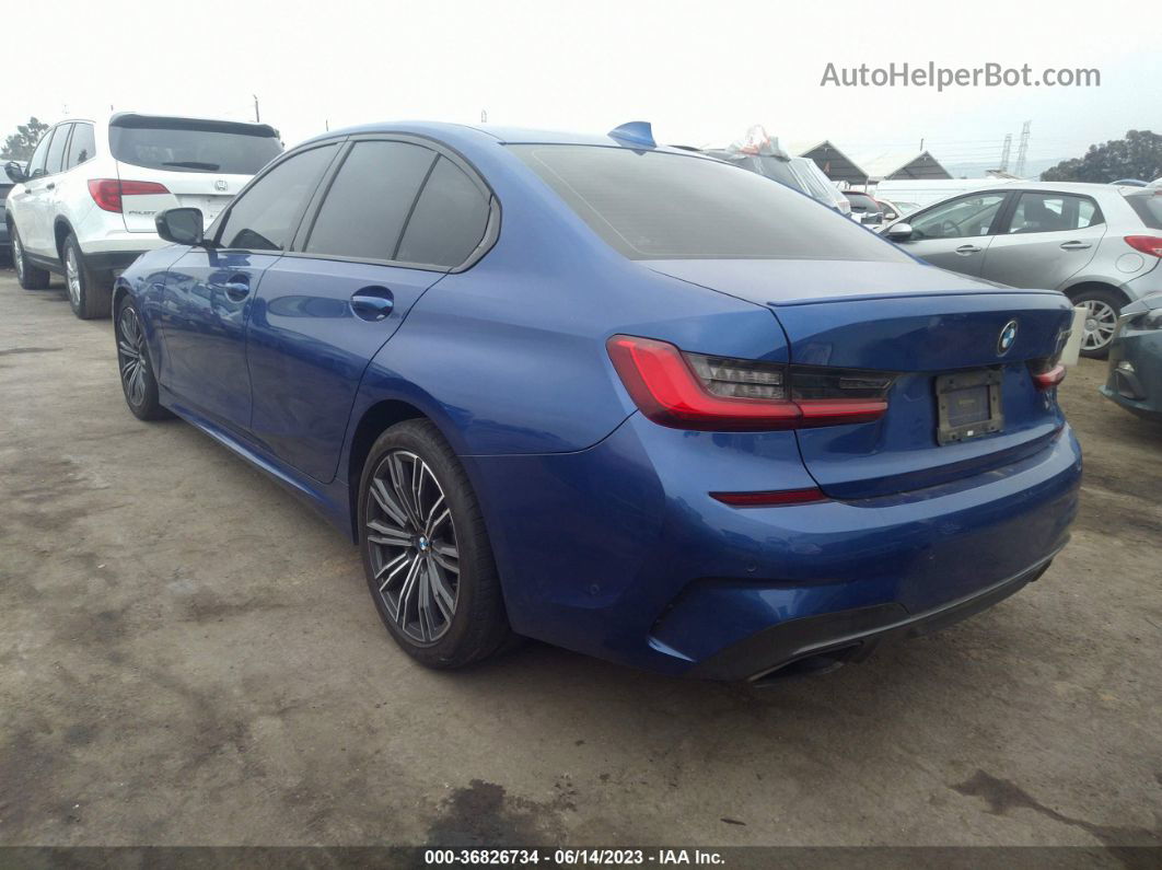 2020 Bmw 3 Series M340i Blue vin: WBA5U7C07LFH10061