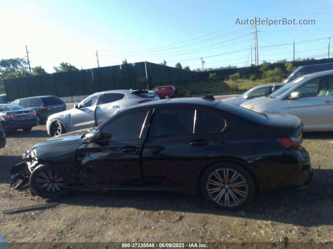 2020 Bmw 3 Series M340i Xdrive Black vin: WBA5U9C07LA379343