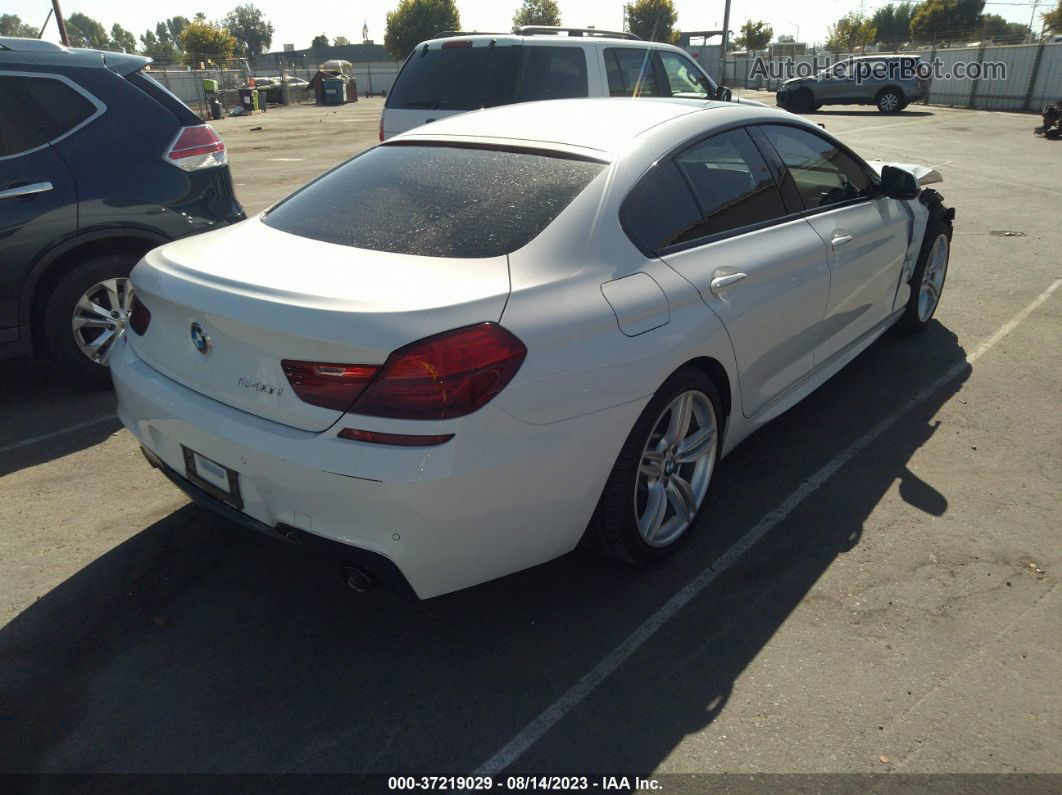 2017 Bmw 6 Series 640i White vin: WBA6D0C39HG639952