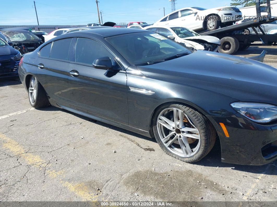 2017 Bmw 640i Gran Coupe   Black vin: WBA6D0C50HG639436