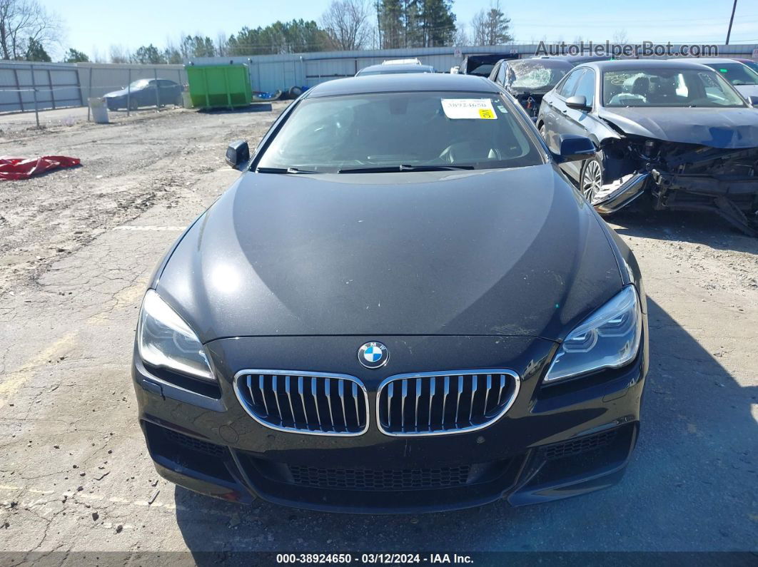 2017 Bmw 640i Gran Coupe   Black vin: WBA6D0C50HG639436