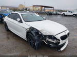 2017 Bmw 640i Gran Coupe   White vin: WBA6D0C58HG639605