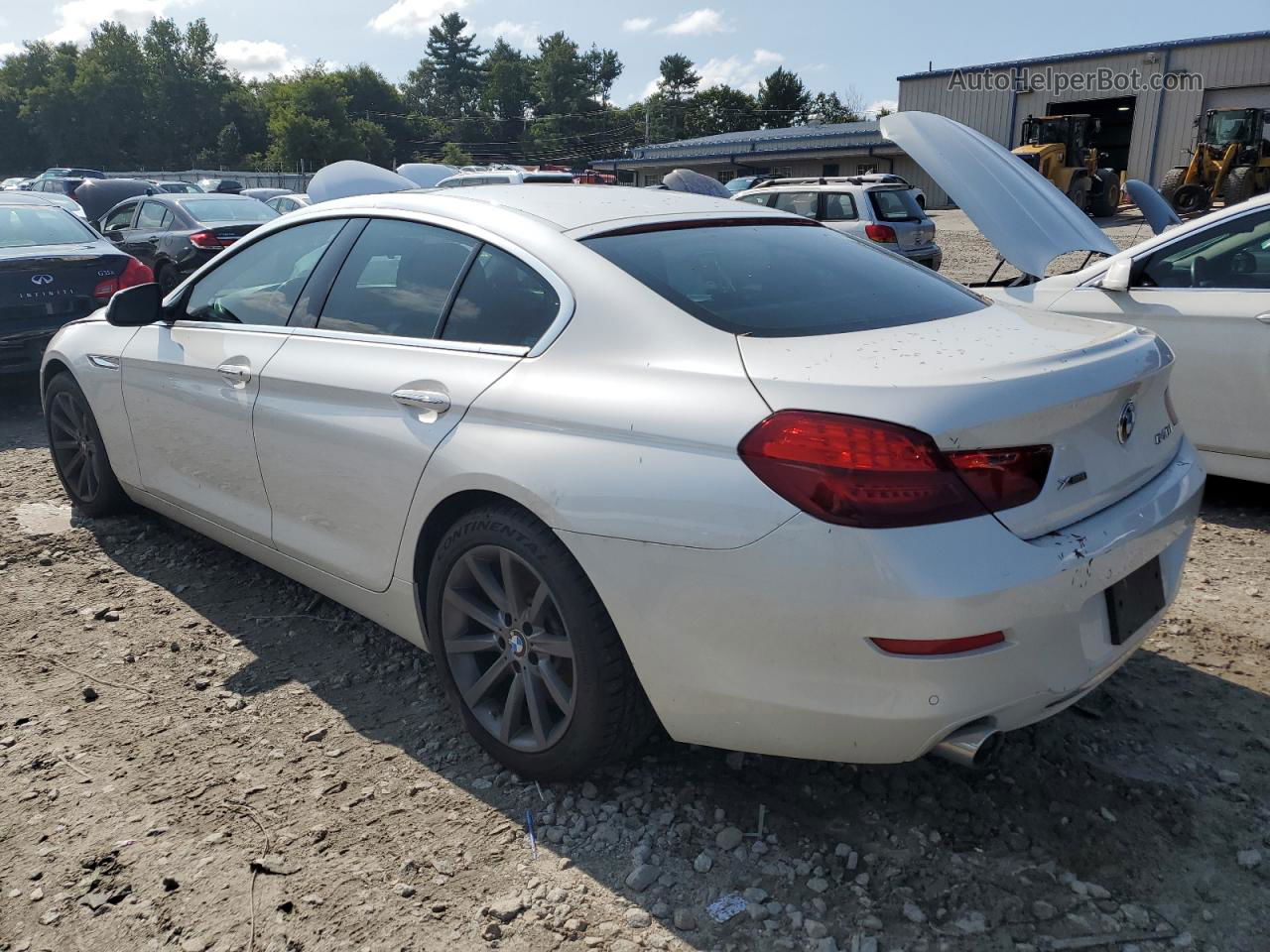 2017 Bmw 640 Xi Gran Coupe Белый vin: WBA6D2C51HGT66390