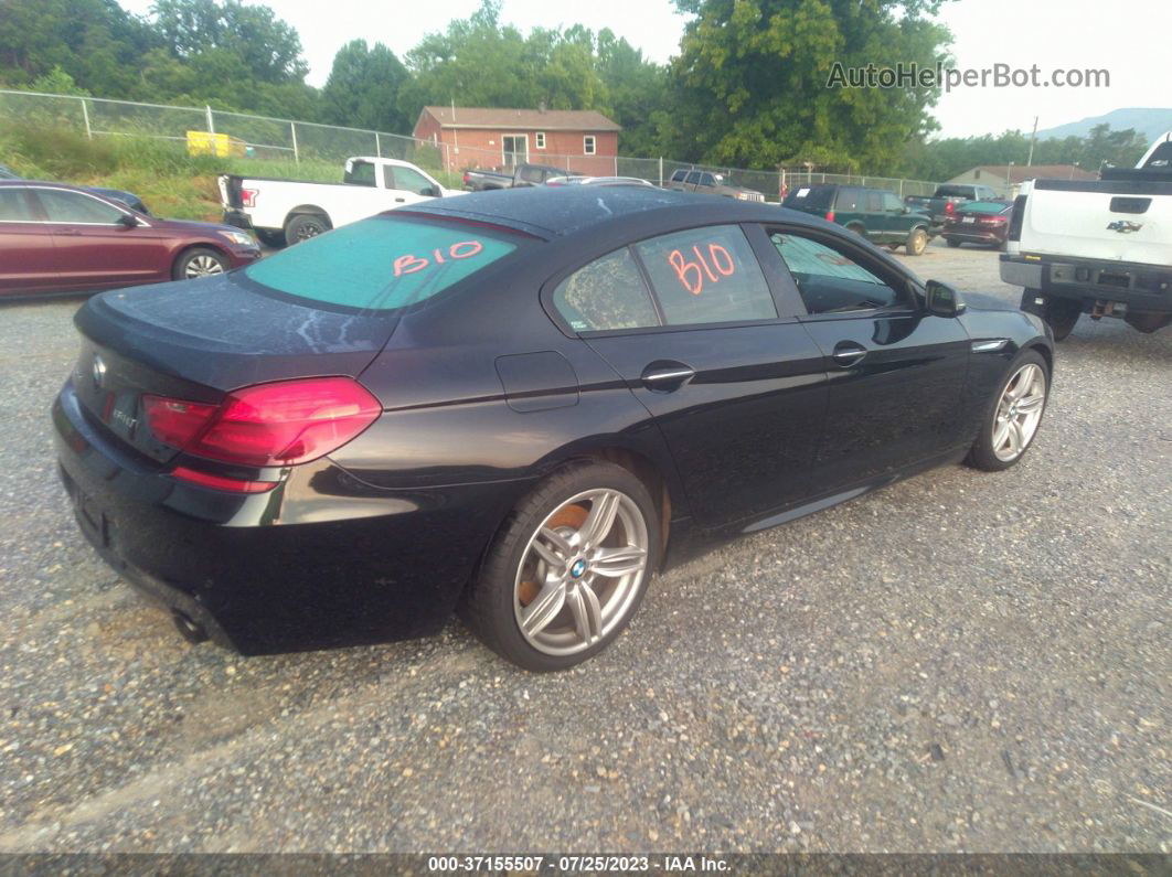 2017 Bmw 6 Series 640i Xdrive Black vin: WBA6D2C59HGT73099