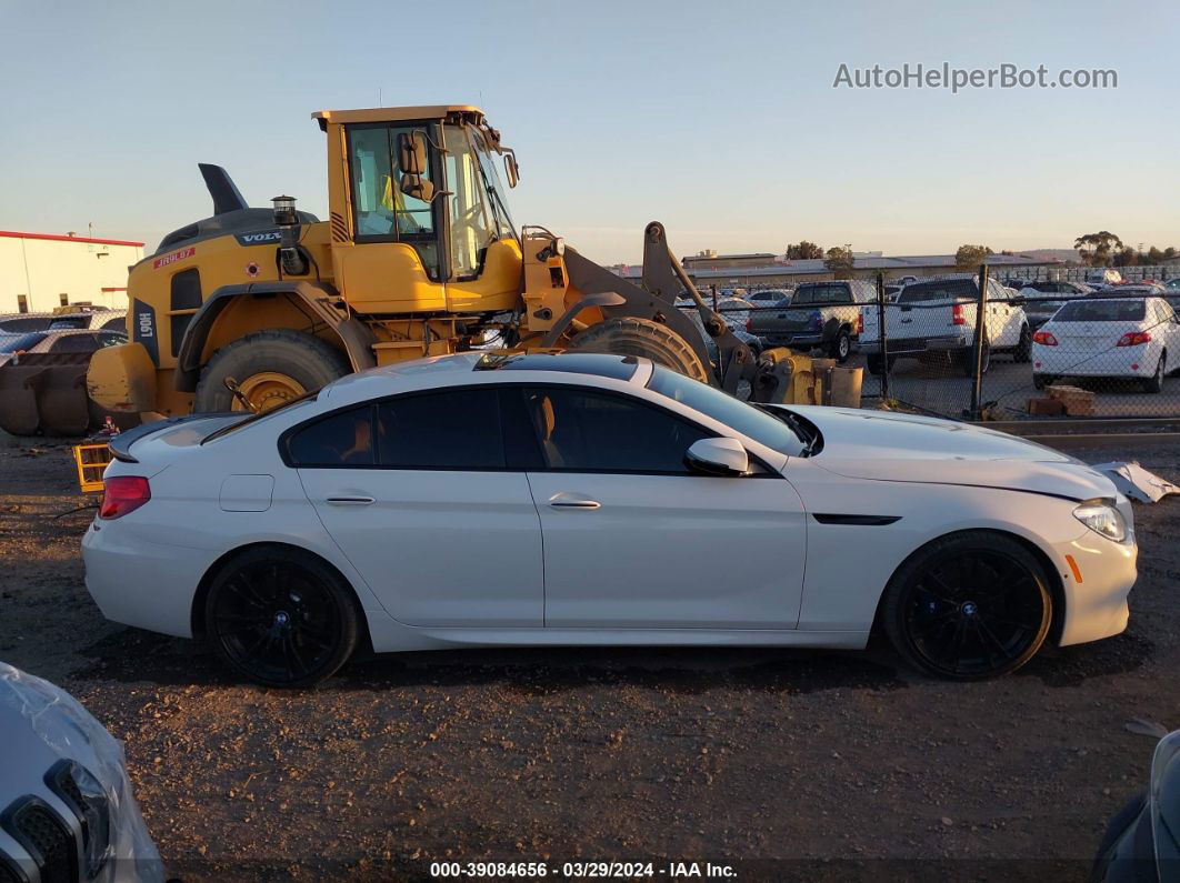 2017 Bmw 650i Gran Coupe   White vin: WBA6D4C32HD981333