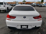 2017 Bmw 650 I Gran Coupe White vin: WBA6D4C50HD977640