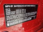 2017 Bmw 650 I Gran Coupe Red vin: WBA6D4C52HD977607