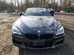 2017 Bmw 650 Xi Gran Coupe Black vin: WBA6D6C31HG388587