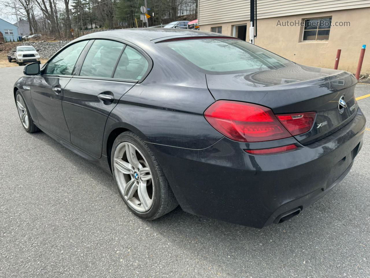 2017 Bmw 650 Xi Gran Coupe Black vin: WBA6D6C32HG388548