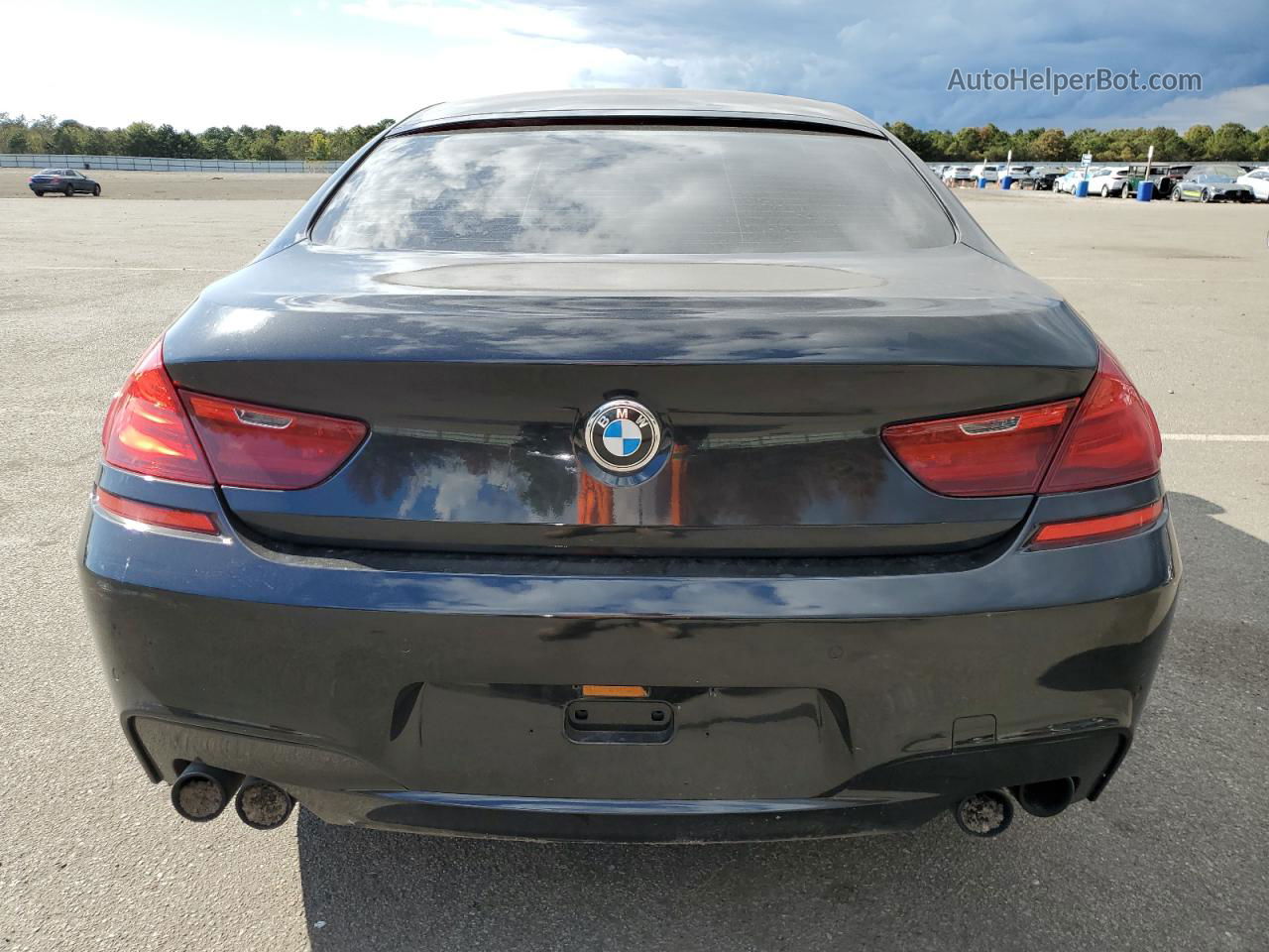 2017 Bmw 650 Xi Gran Coupe Black vin: WBA6D6C51HG388350