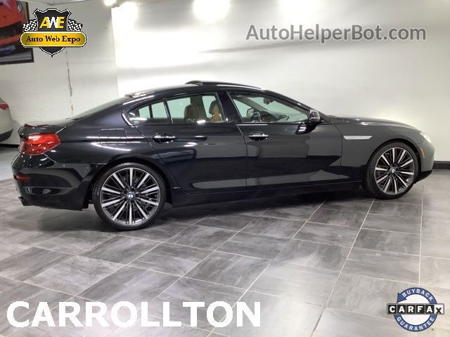 2017 Bmw 6 Series 650i Xdrive Black vin: WBA6D6C58HG388295